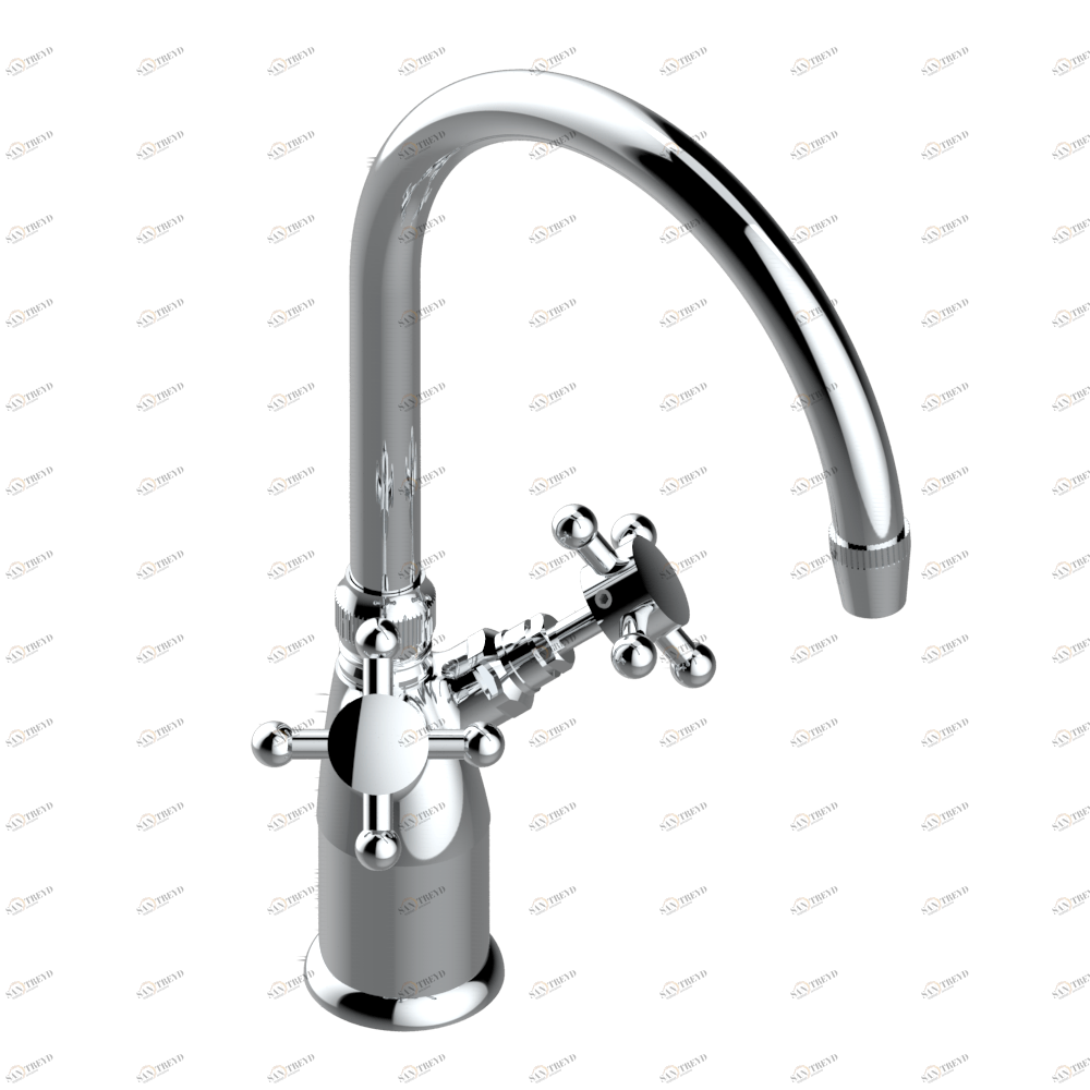 G29-161 Смеситель для раковины на одно отверстие "Довилль" без донного клапана Thg-paris Charleston G29 161 A02 CAT.A