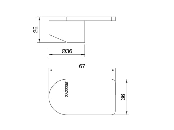 Смеситель для раковины из нержавеющей стали с 2 отверстиями Zazzeri Q316 ARCH-00080189 - Вид №5