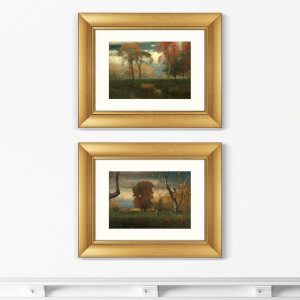 91278244 Картина «» Диптих Sunny Autumn Day, 1892г. (из 2-х картин) STLM-0532897 КАРТИНЫ В КВАРТИРУ
