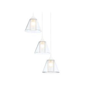 Люстра подвесная AMBRELLA LIGHT TR3553 TRADITIONAL 3 лампы 16 м² цвет белый