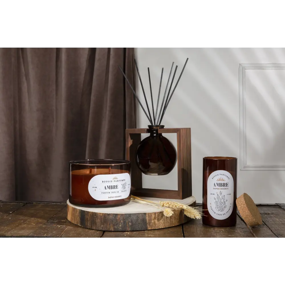 Свеча ароматическая Янтарь в банке 230 г Atmosphera STLM-2013066 - Вид №3