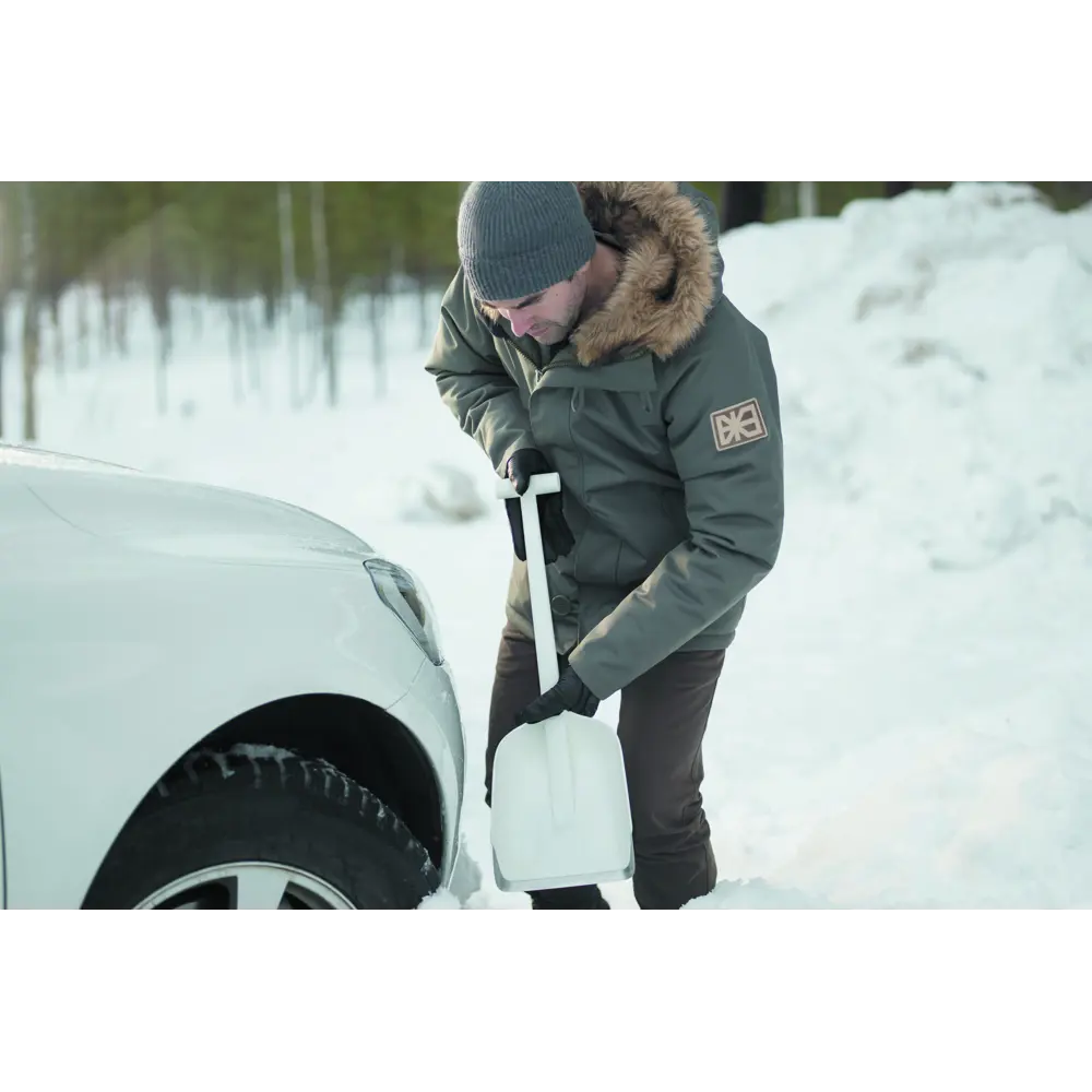 Лопата автомобильная для уборки снега FISKARS SnowXpert, нержавеющая сталь STLM-2140660 - Вид №6