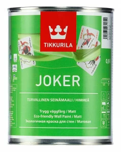 Краска Tikkurila Joker / Тиккурила Джокер интерьерная 0,9л