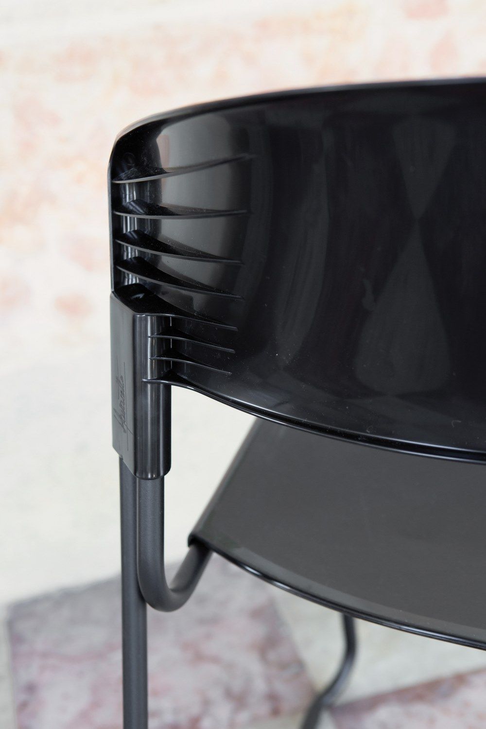 Штабелируемое кресло с подлокотниками из Biogreen® и стали BBB AGAIN ARCH-00033250 - Вид №5