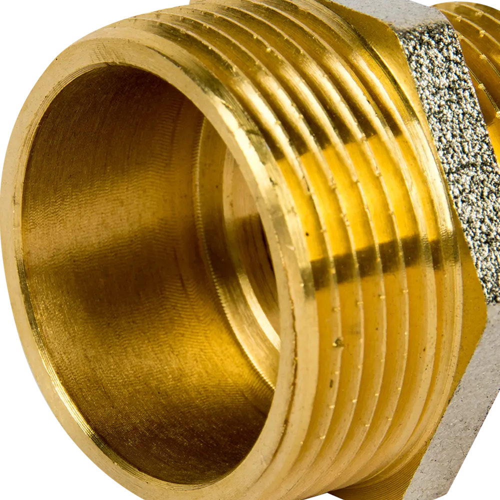 Ниппель переходной 1 1/4"x1" НР мм никелированная латунь 027-8977 81962416 STLM-2060085 Santreyd  - Вид №2