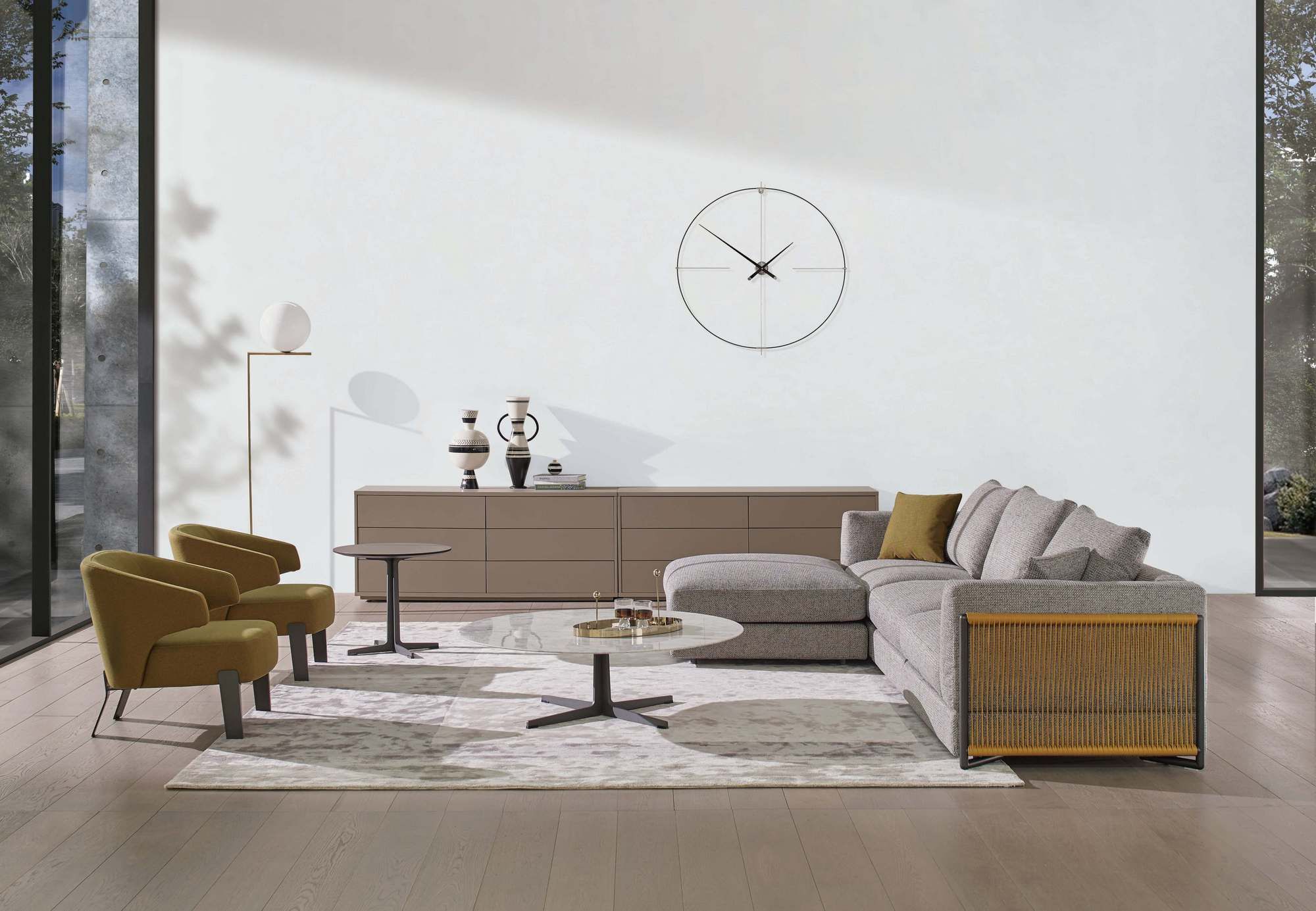 Съемный модульный диван из ткани с полуостровом CAMERICH Nature ARCH-00127666 - Вид №4