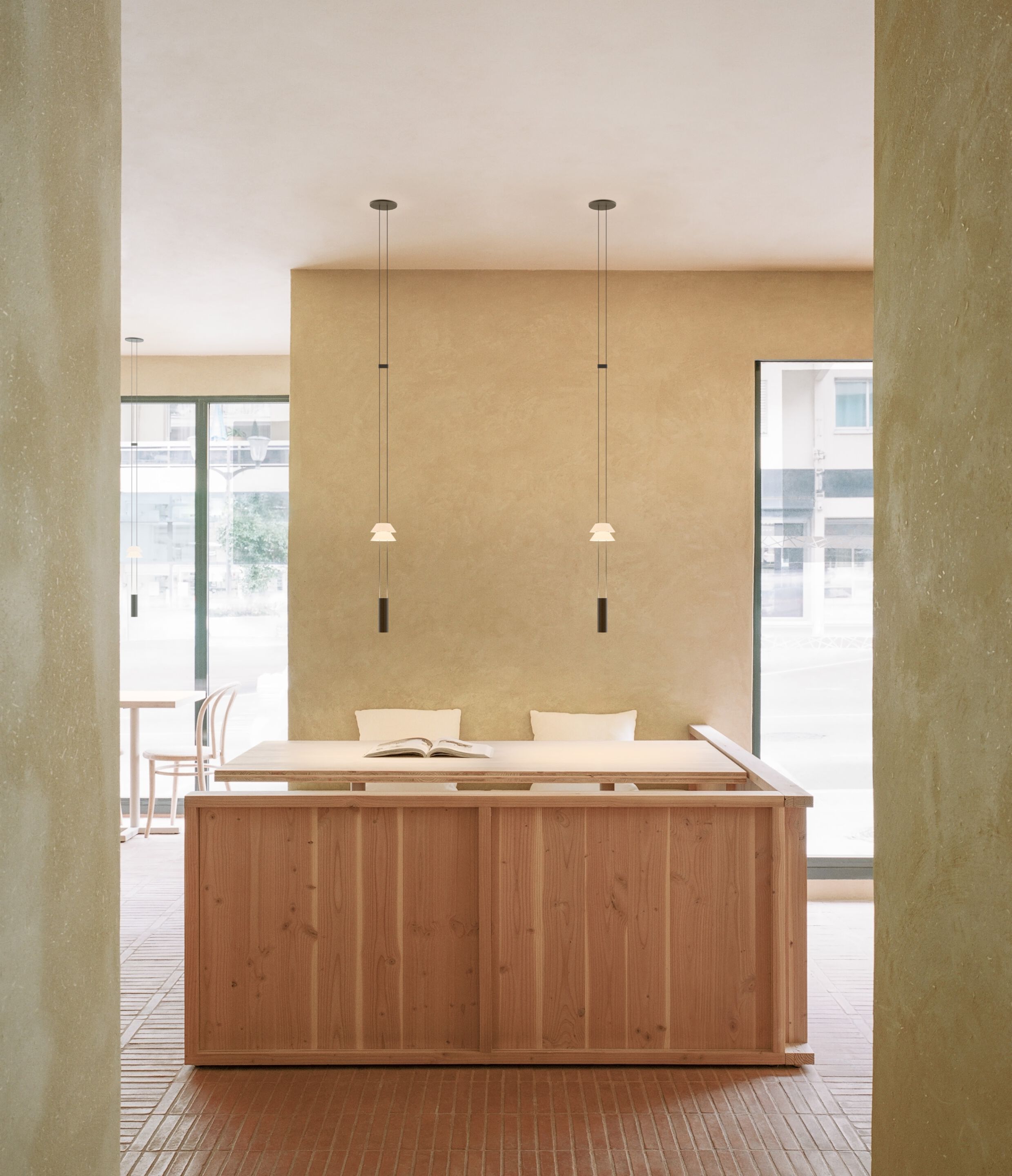 Алюминиевый и поликарбонатный светодиодный подвесной светильник Vibia ARCH-00138474 - Вид №5