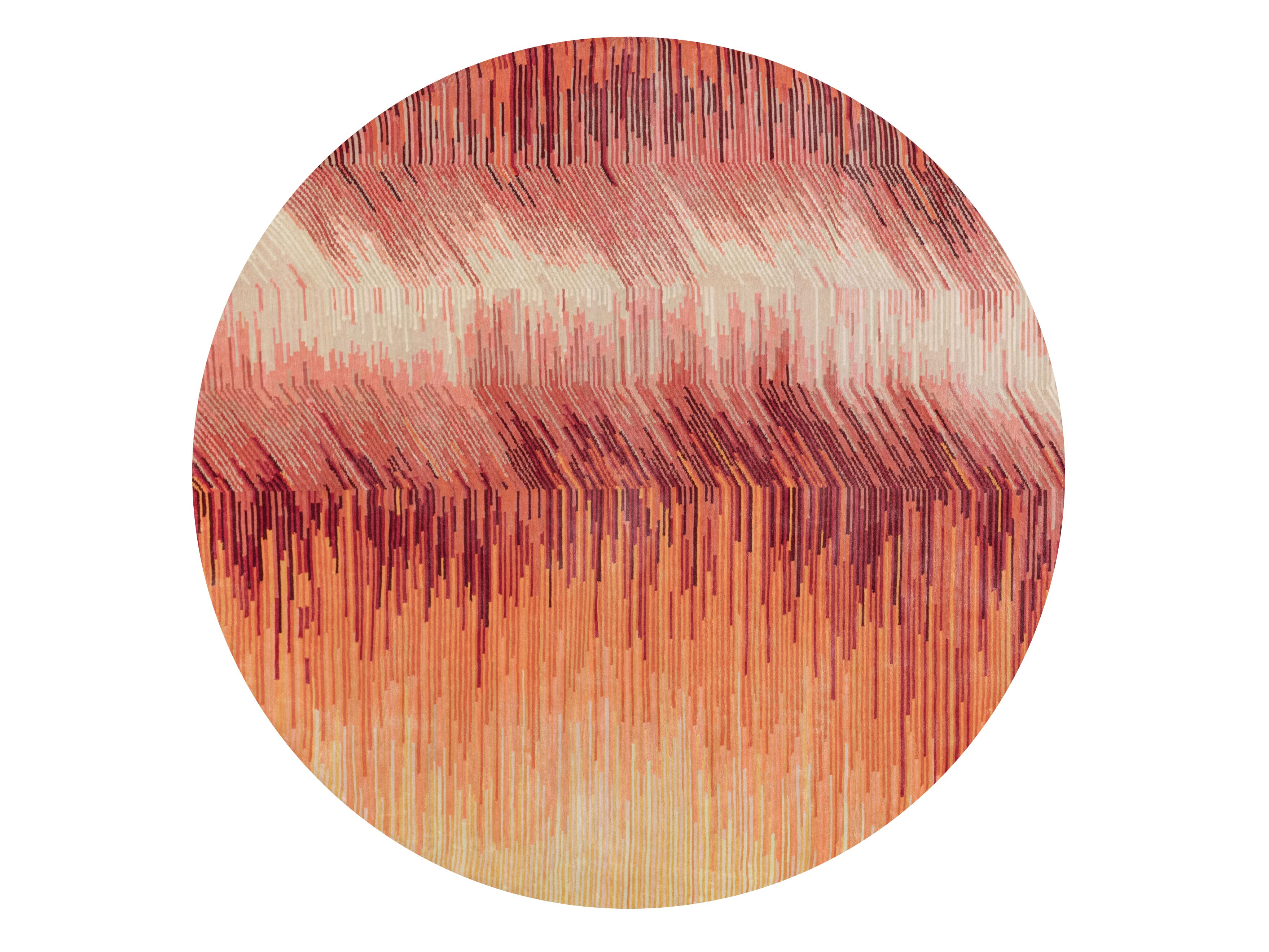 Круглый шелковый ковер Edition Bougainville Chromatic ARCH-00091262