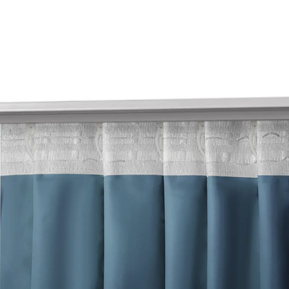 Штора на ленте со скрытыми петлями блэкаут KREAFORTA Annalise 200x280 см бирюзовый 89405483 STLM-2075682  - Вид №4