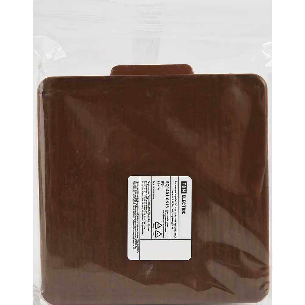 Распределительная коробка TDM открытого типа 100×100×55 мм венге 88582215 STLM-1114406 - Вид №4