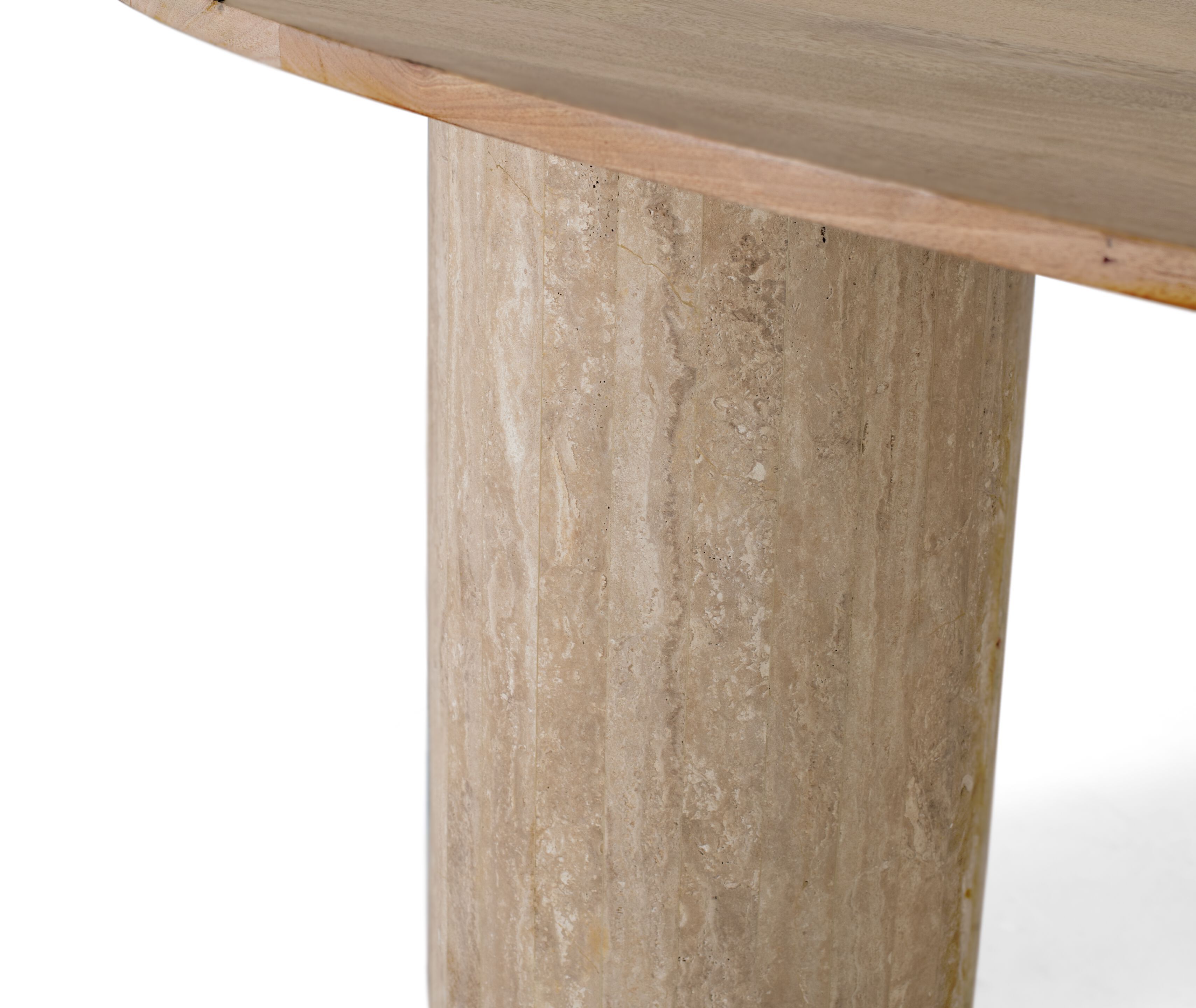 Овальный стол из манго и травертина Giner y Colomer 1650 ARCH-00133252 - Вид №3