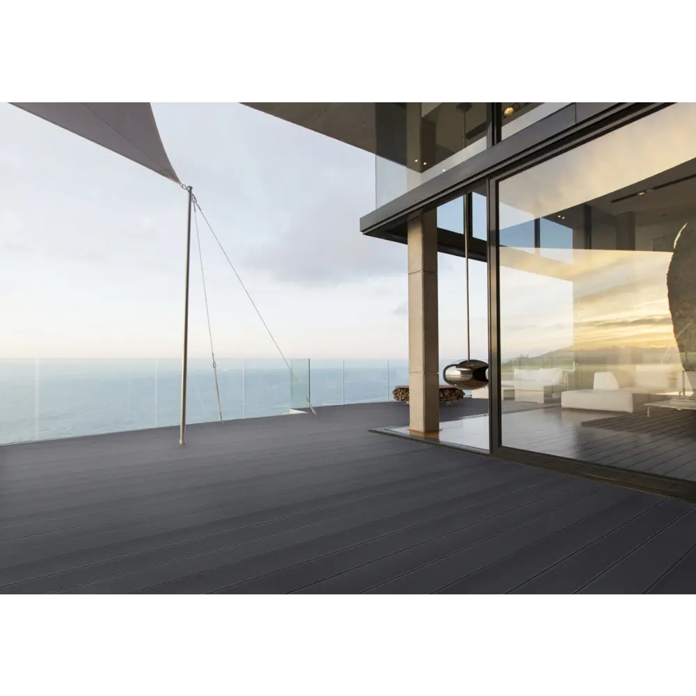 Террасная доска ДПК ITP цвет Серый 3000x162x26 мм вельвет 0.486 м² STLM-2122096 - Вид №2