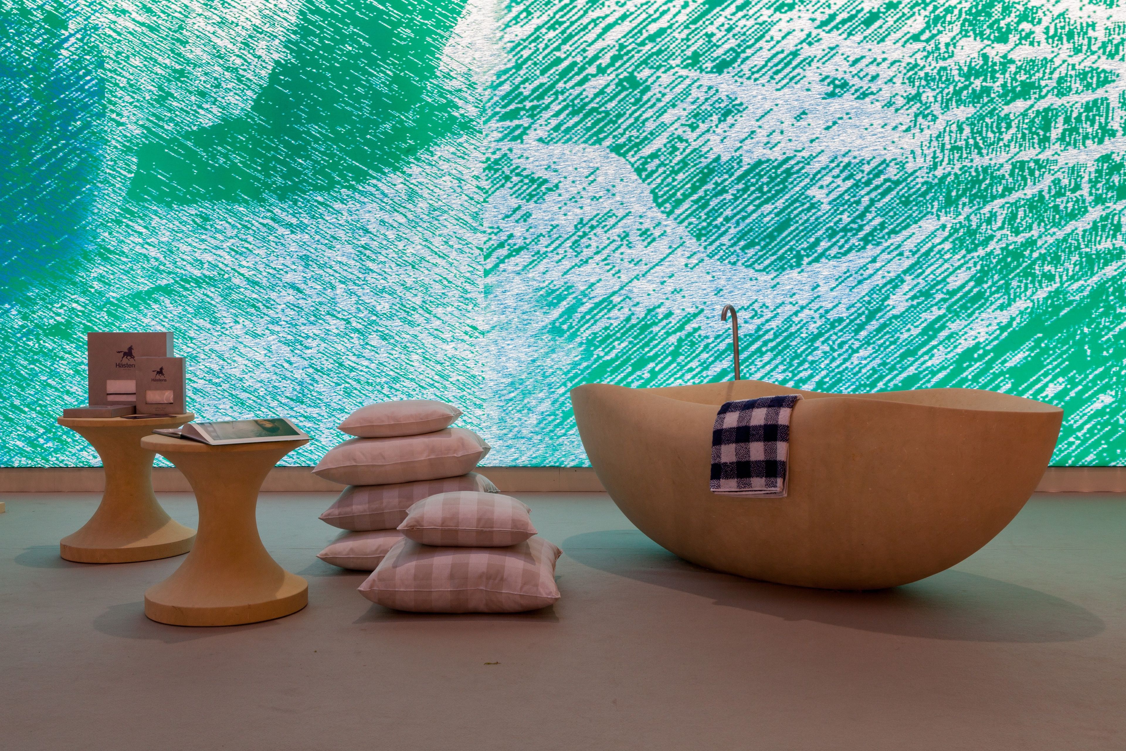 Ванна в центре комнаты из камня Лечче PIMAR V33 ARCH-00141971 - Вид №2