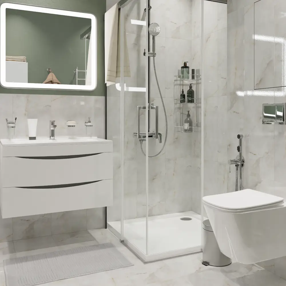 Керамин Талисман: настенная плитка бежевая глянцевая 60×30 см 88700674 STLM-0946729