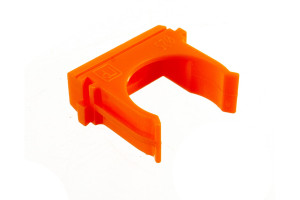 15977273 Крепёж-клипса для труб АБС-пластик оранжевая д25 100 шт. PR13.0065 Промрукав