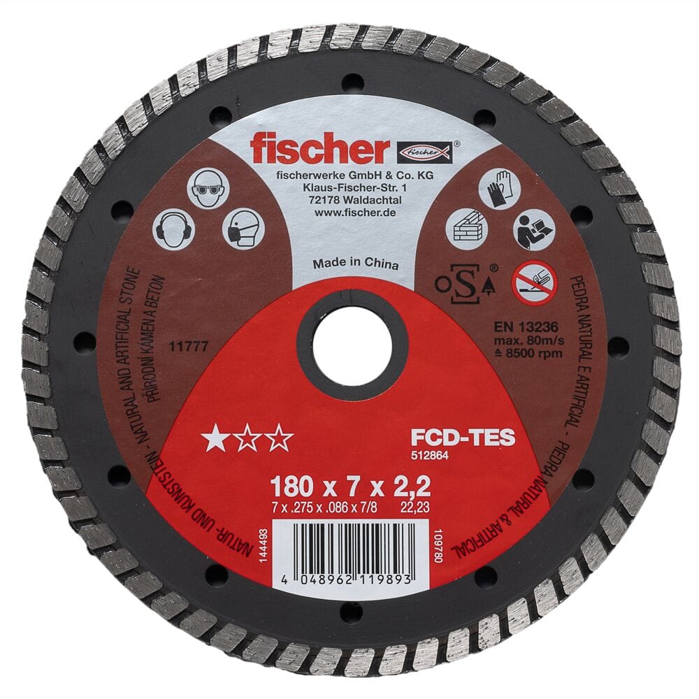 Алмазный отрезной диск FISCHER FCD-TES ARCH-00046211 - Вид №3