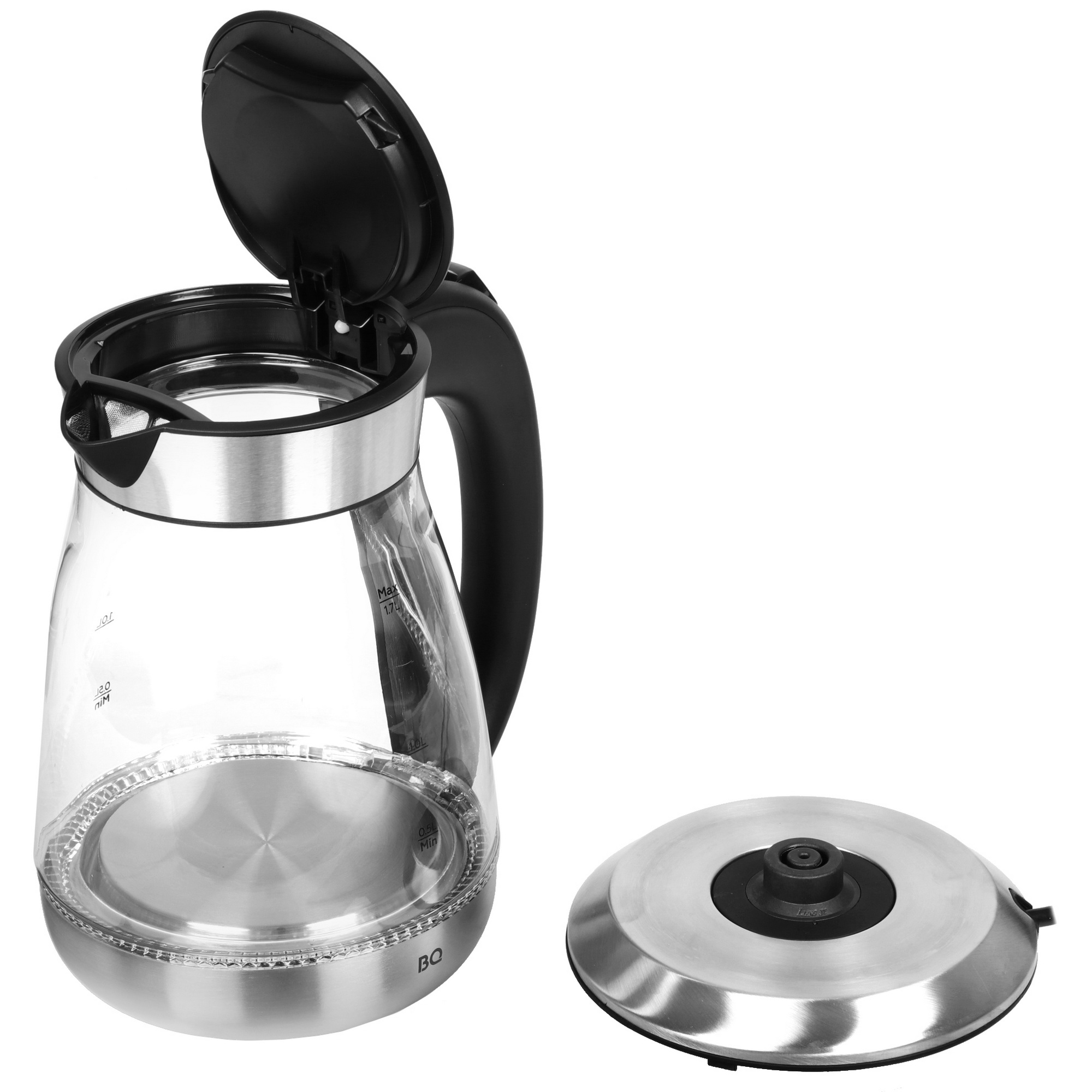 9072995 Электрочайник BQ KT1702G серебристый STDN-0146724 - Вид №4