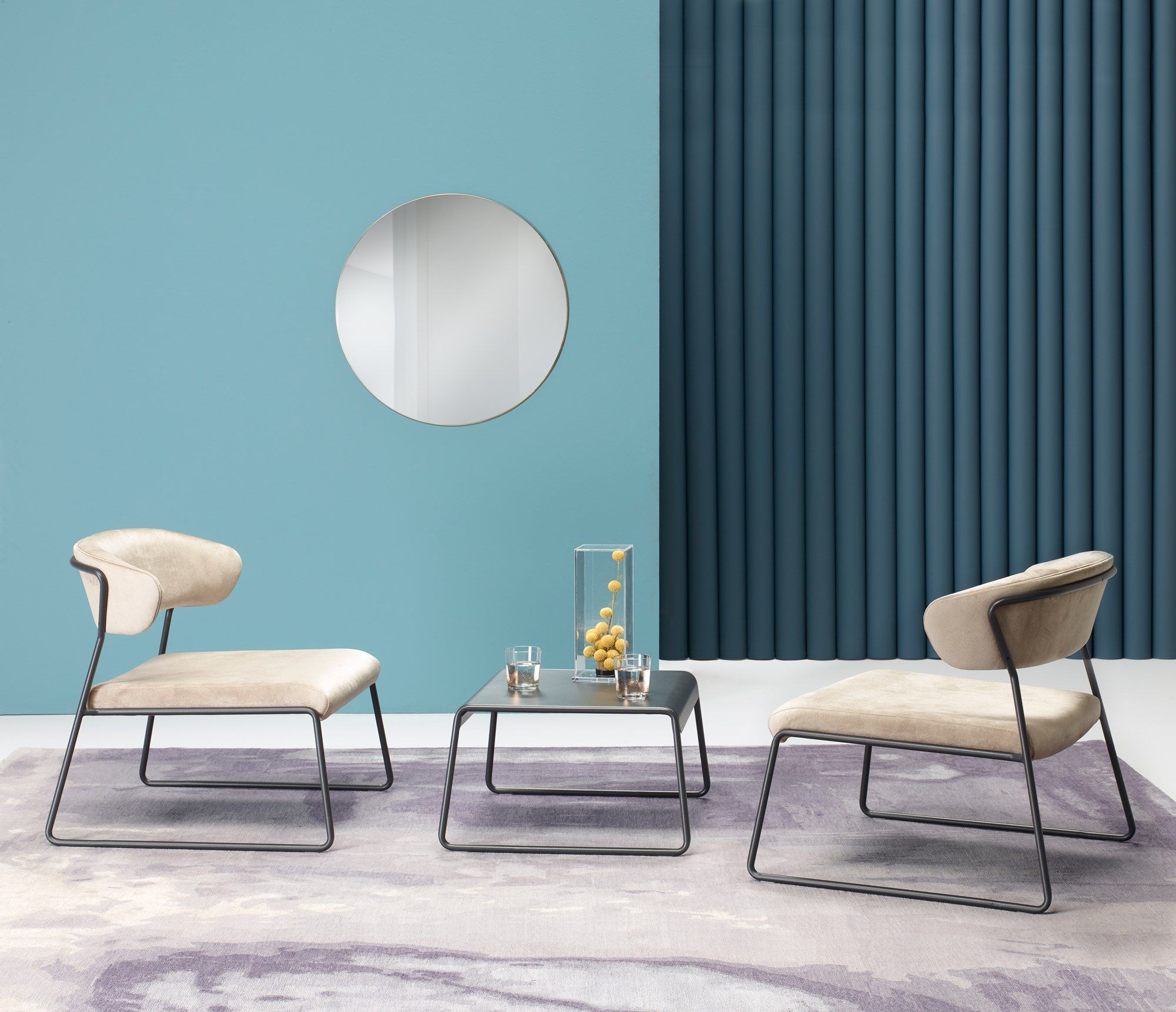 Кресло с салазками из ткани S-CAB Lisa ARCH-00149229 - Вид №4