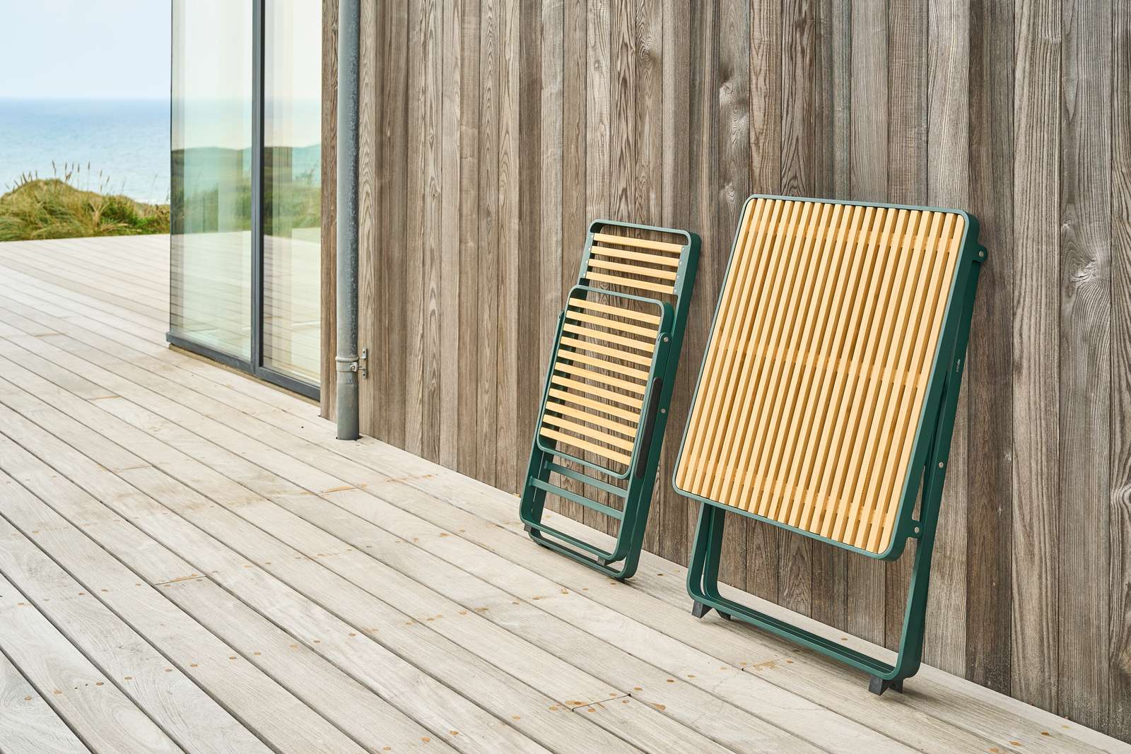 Складной стул из алюминия и бамбука с открытой спинкой Mindo Mindo 121 ARCH-00150806 - Вид №4