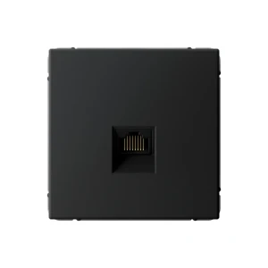 91928837 Розетка компьютерная встраиваемая Systeme electric ArtGallery GAL001086 RJ45 Cat 6A цвет карбон STLM-1531317