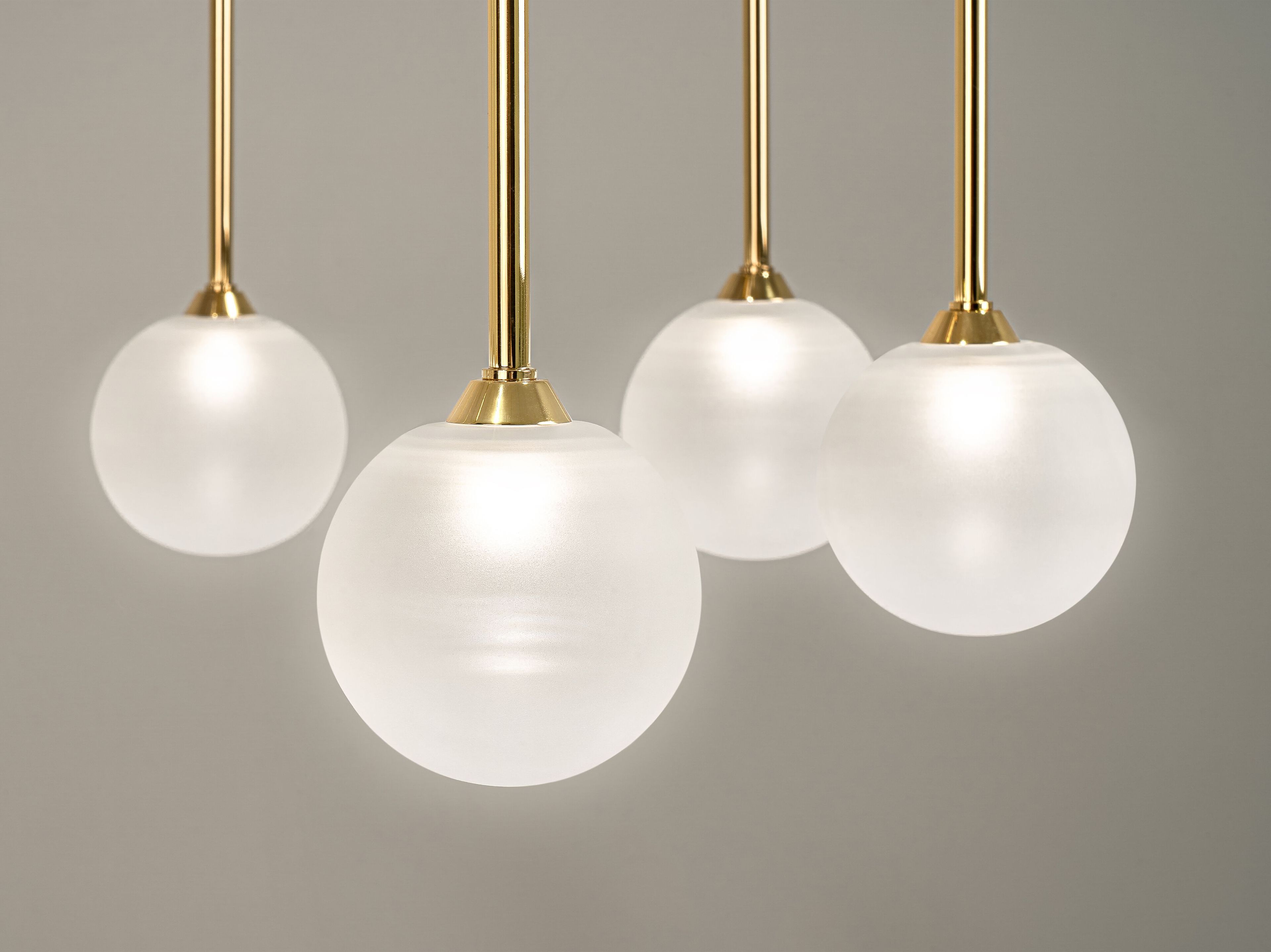 Пескоструйная стеклянная светодиодная люстра ILFARI Penélope ARCH-00081111 - Вид №6