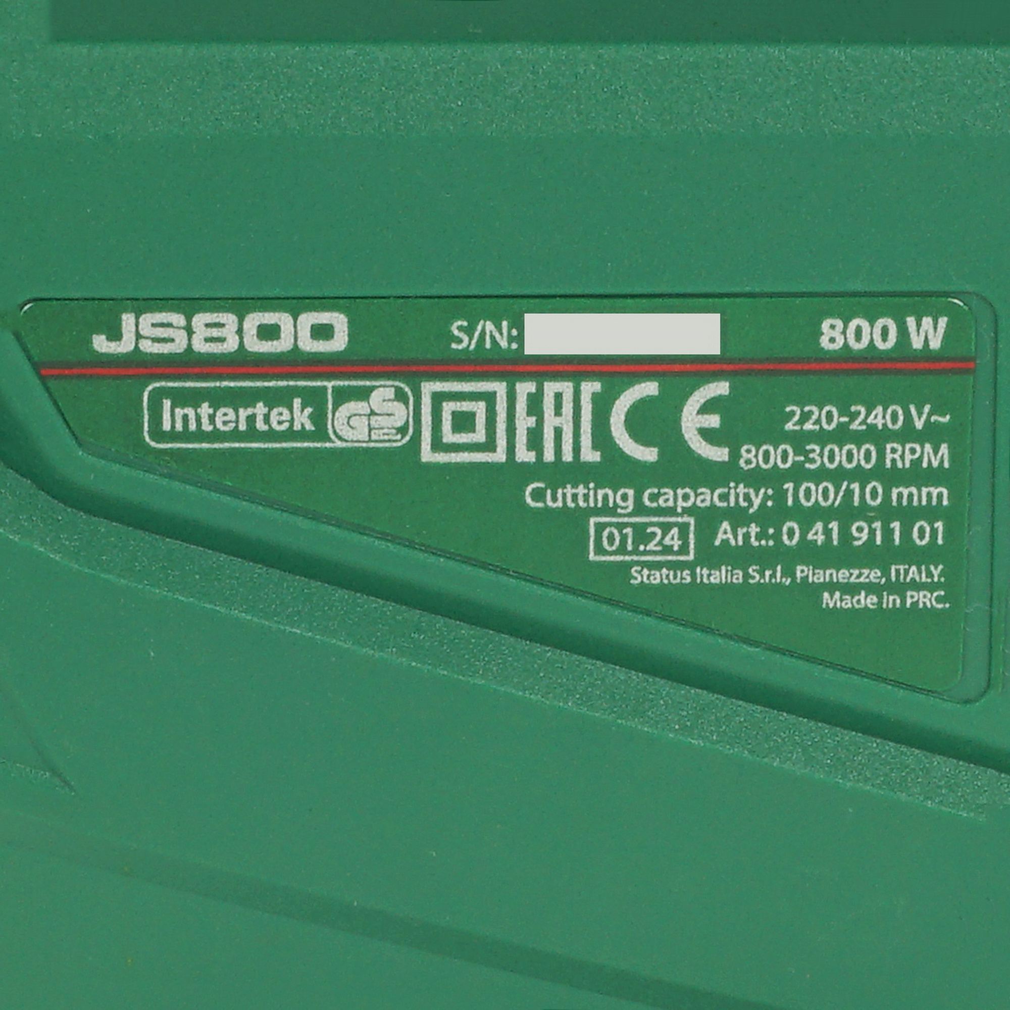 Электрический лобзик Status JS800 9229341 STDN-0110001 - Вид №4