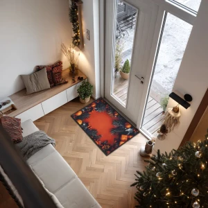 Грязезащитный коврик Confeti 50x80 см красный 89439197