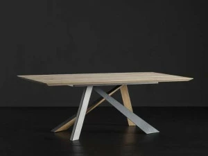 AltaCorte Прямоугольный деревянный обеденный стол Ecolab 2 Lb-ta850222l
