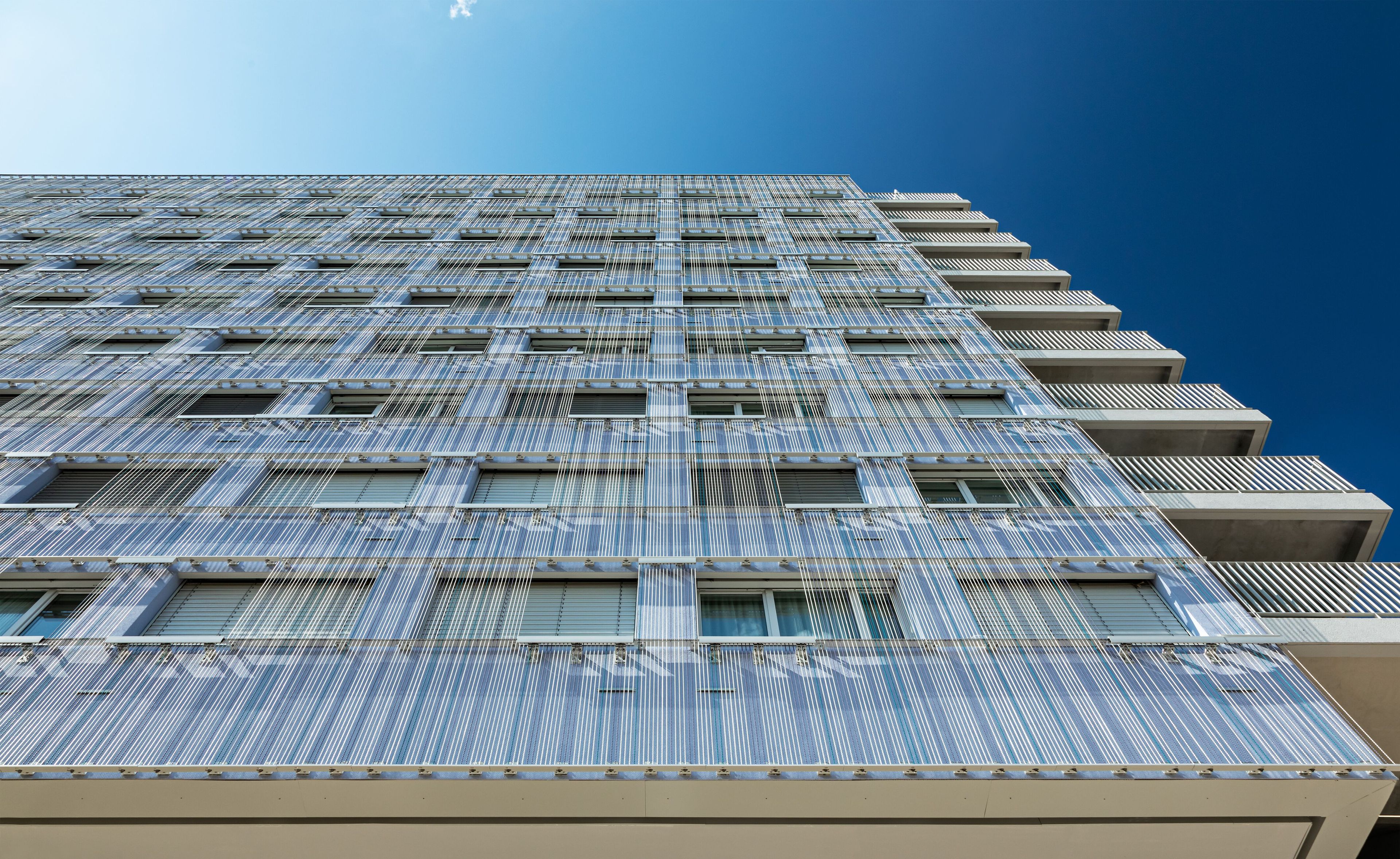 Фасадные ограждения из алюминиевых цепей Kriskadecor CLADDING KLEY STUDENT RESIDENCE ARCH-00046492 - Вид №6