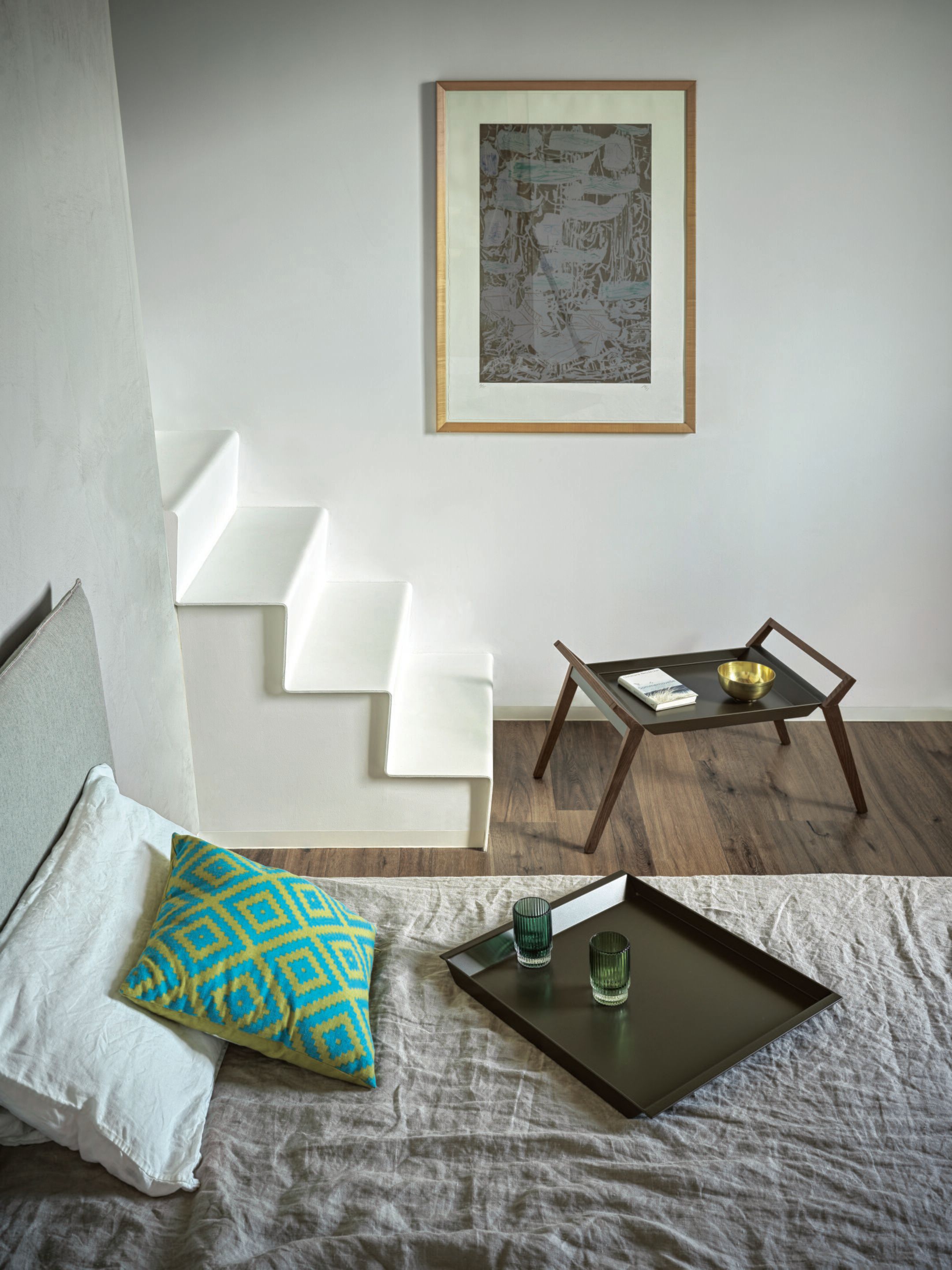 Журнальный столик из стали и дерева Bontempi Casa TIFFANY ARCH-00147923 - Вид №2