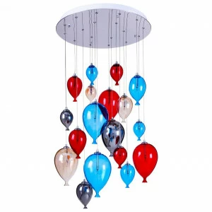 Дизайнерская подвесная люстра Spot Light Balloon 1791815 хром SPOT LIGHT ДИЗАЙНЕРСКИЕ, BALLOON 108184 Хром