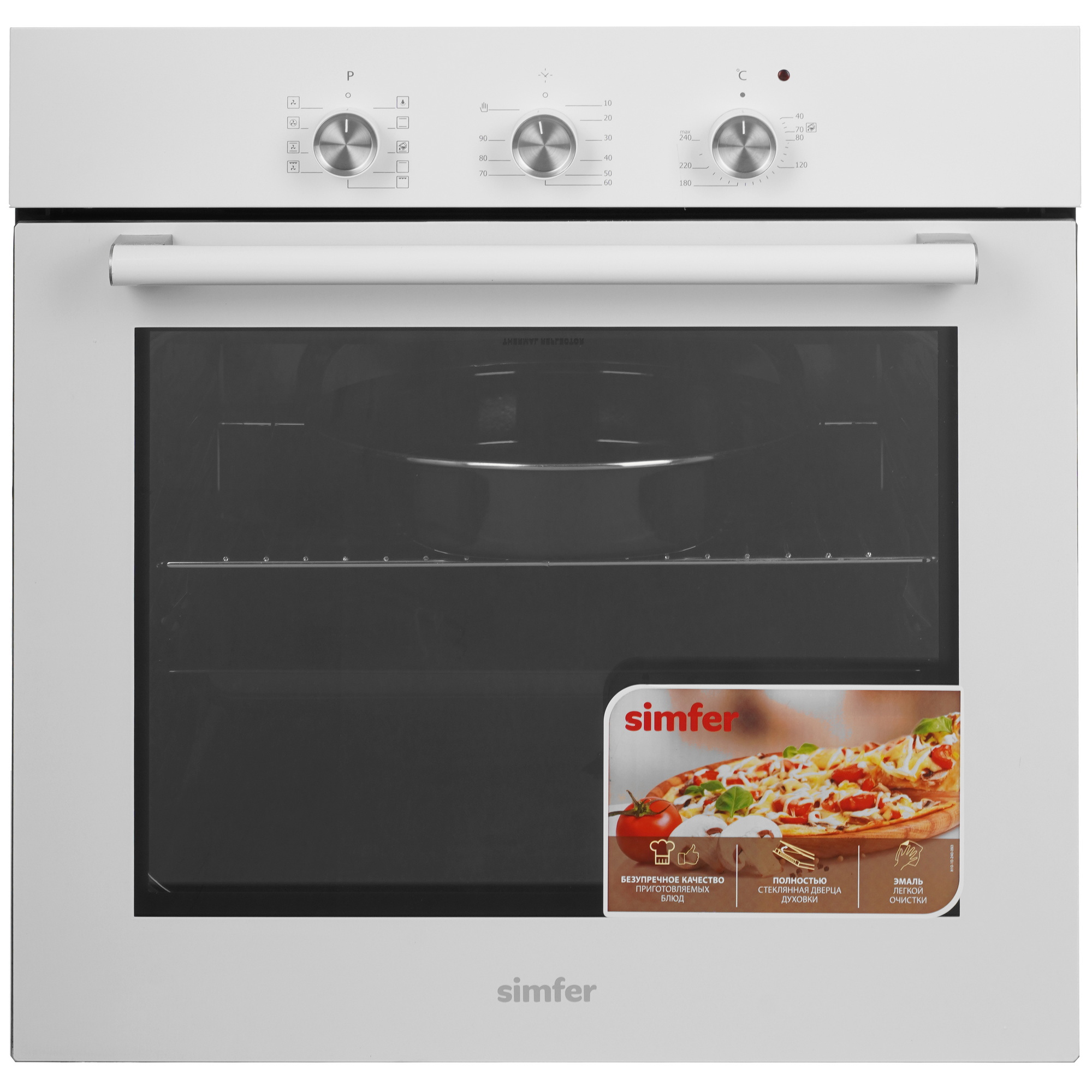 9280272 Духовой шкаф электрический Simfer B6EW19071 + Варочная поверхность газовая Simfer H60K40C000 STDN-0011532 - Вид №1