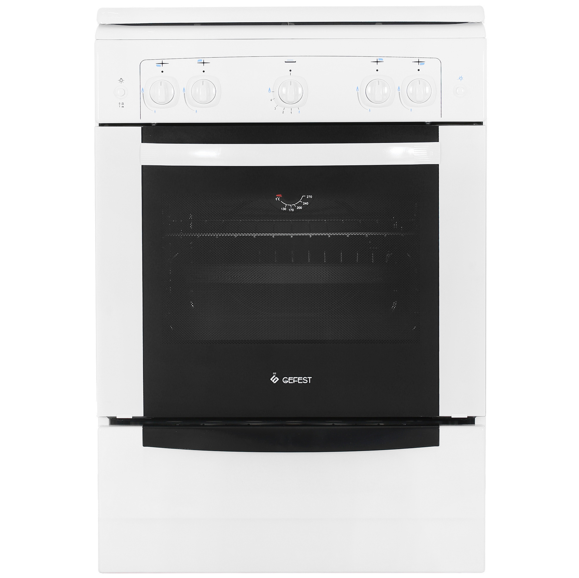 6633363 Газовая плита Gefest 6100-01 белый STDN-0150646