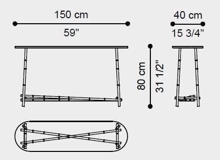 Латунная овальная консоль ETRO Home Interiors дали ARCH-00099607 - Вид №4