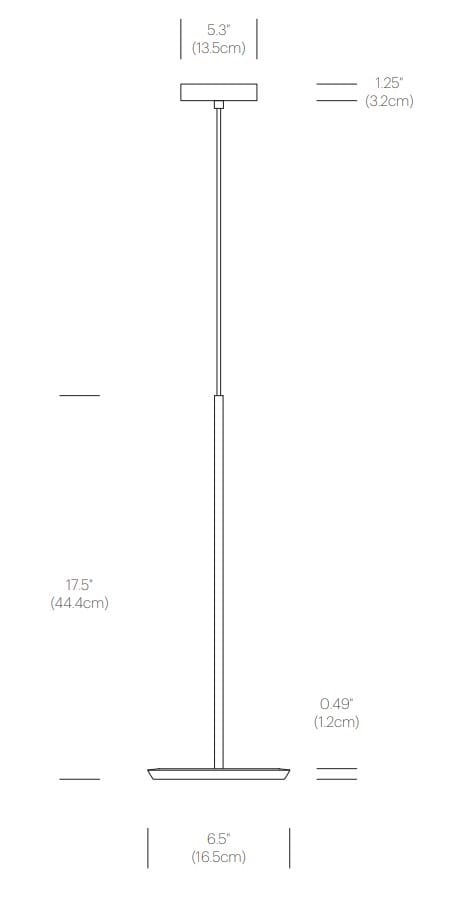 Алюминиевый светодиодный подвесной светильник Pablo Designs Sky ARCH-00115382 - Вид №15