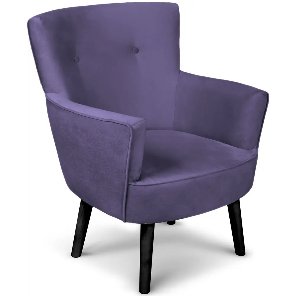 Кресло полиэстер Seasons Вилли 77x86x76 см цвет сиреневый STLM-2025937
