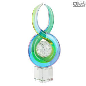 3917 ORIGINALMURANOGLASS Скульптура Вздох - муранское стекло OMG 12 см