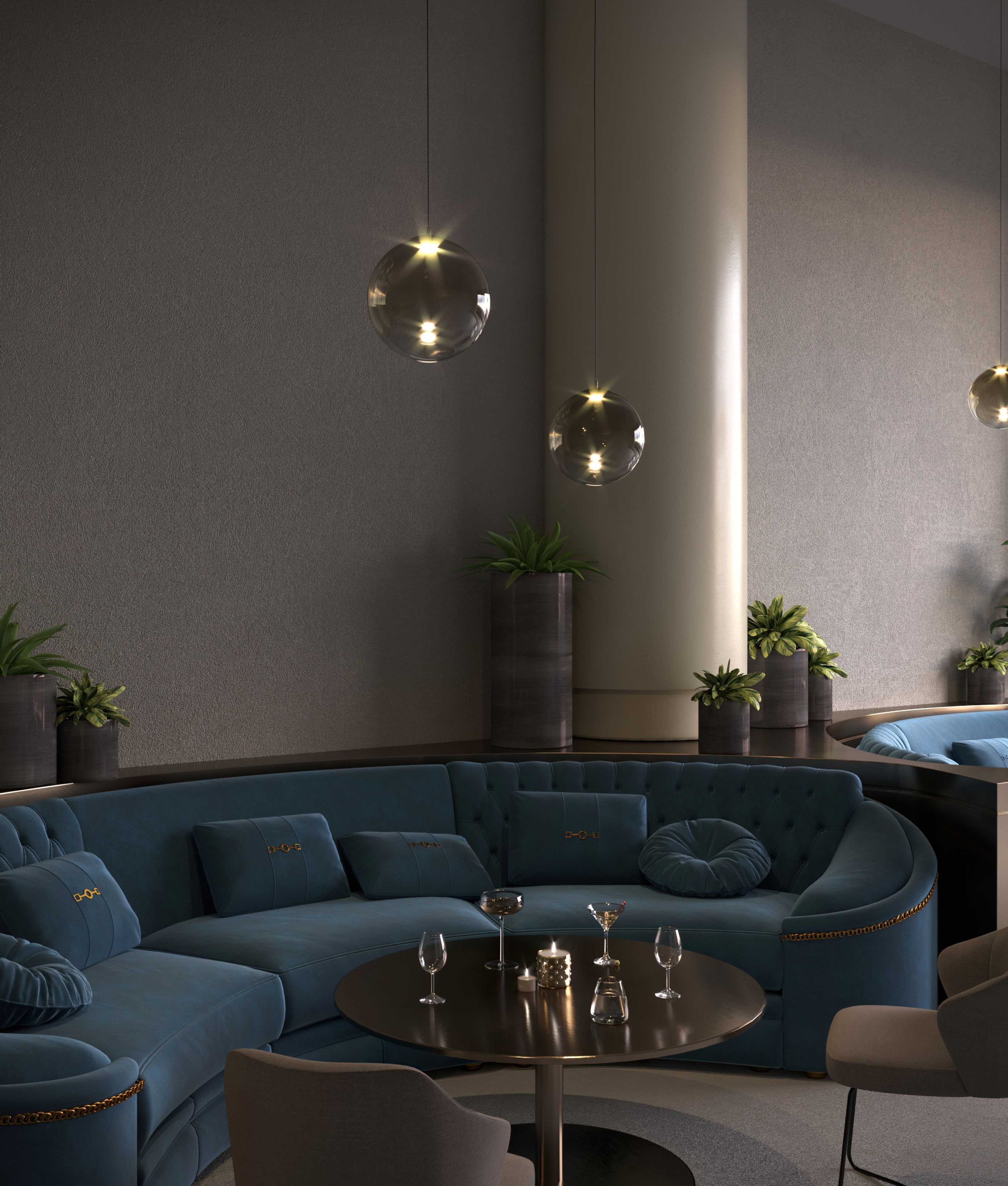 Выдувное стекло светодиодный подвесной светильник Cangini & Tucci Pit ARCH-00052128 - Вид №6