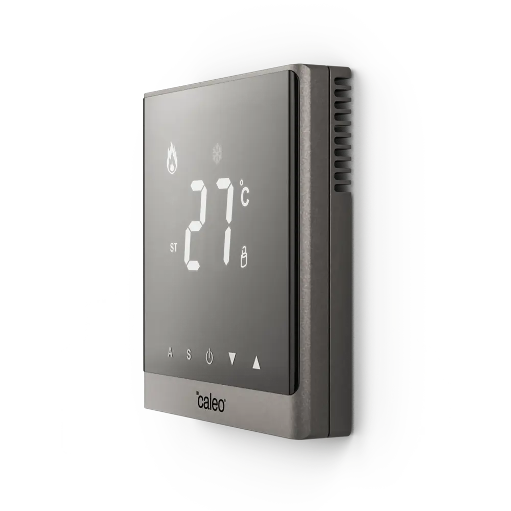 CALEO C732 — цифровой терморегулятор для теплого пола серебристый 86480624 STLM-0069098 - Вид №2