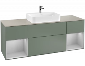 Villeroy&Boch Тумба под раковину Прямоугольная версия F453GJGM Finion Olive Matt Lacquer