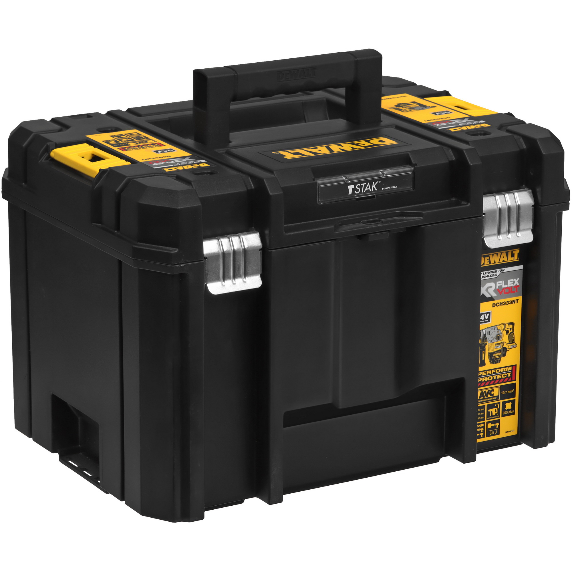 Перфоратор DeWalt DCH333NT XR FLEXVOLТ 18/54V , Без ЗУ, Без АКБ 5437905 STDN-0058790 - Вид №6