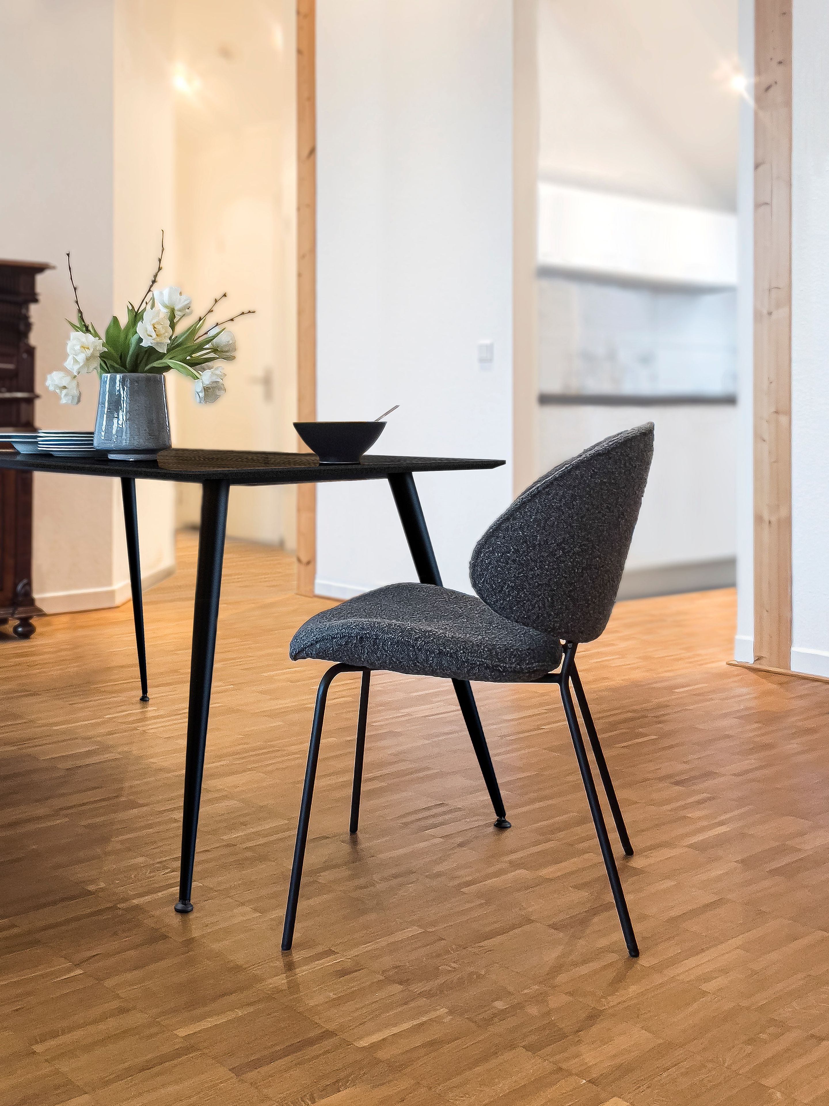 Мягкий стул из ткани KFF Alvaro ARCH-00098831 - Вид №8