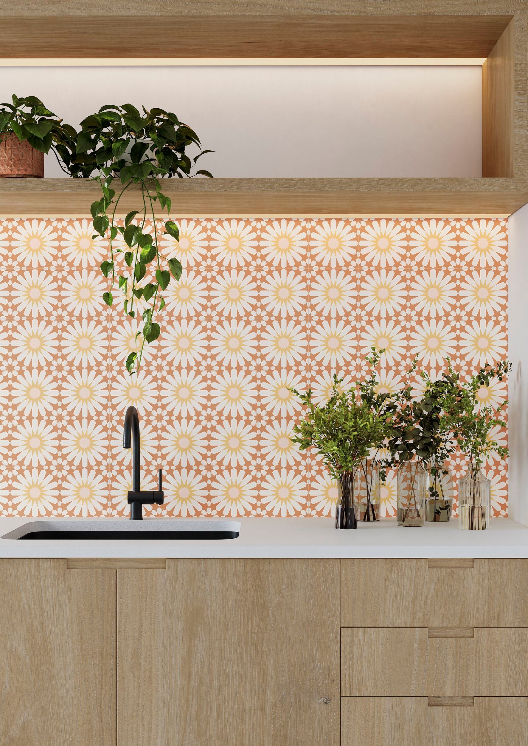 Керамогранит с эффектом цементирования Gayafores SOLEIL ARCH-00028739 - Вид №12