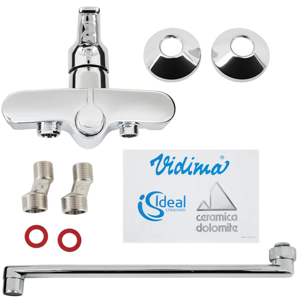 Смеситель для ванны универсальный Ideal Standard Alfa однорычажный цвет хром STLM-2160785 - Вид №2