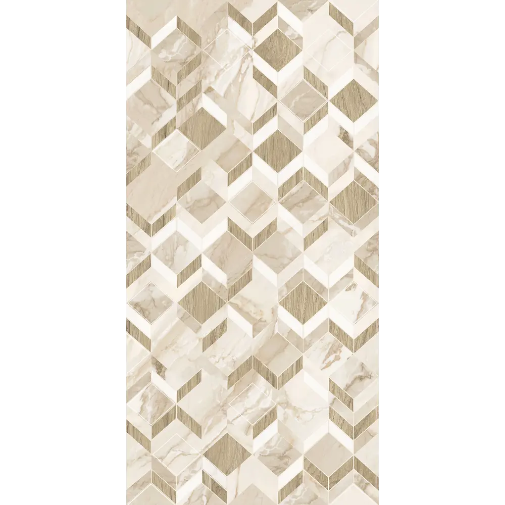 Плитка настенная Kerlife Calacatta Gold Rombi 31.5x63 см цвет бежевый 89071065 STLM-2206692