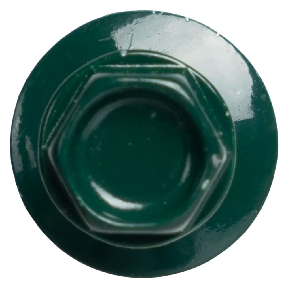 Саморезы кровельные DILWIS с пресс-шайбой и буром 4.8×29 мм RAL 6005 89386415 STLM-1576264 - Вид №1