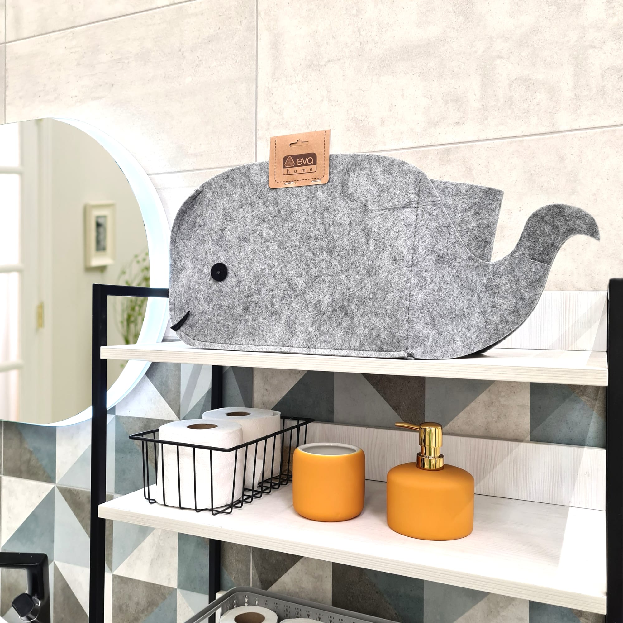 85324749 Корзинка прямоугольная Funny «Кит» 34x24x20 см нет Santreyd  - Вид №2