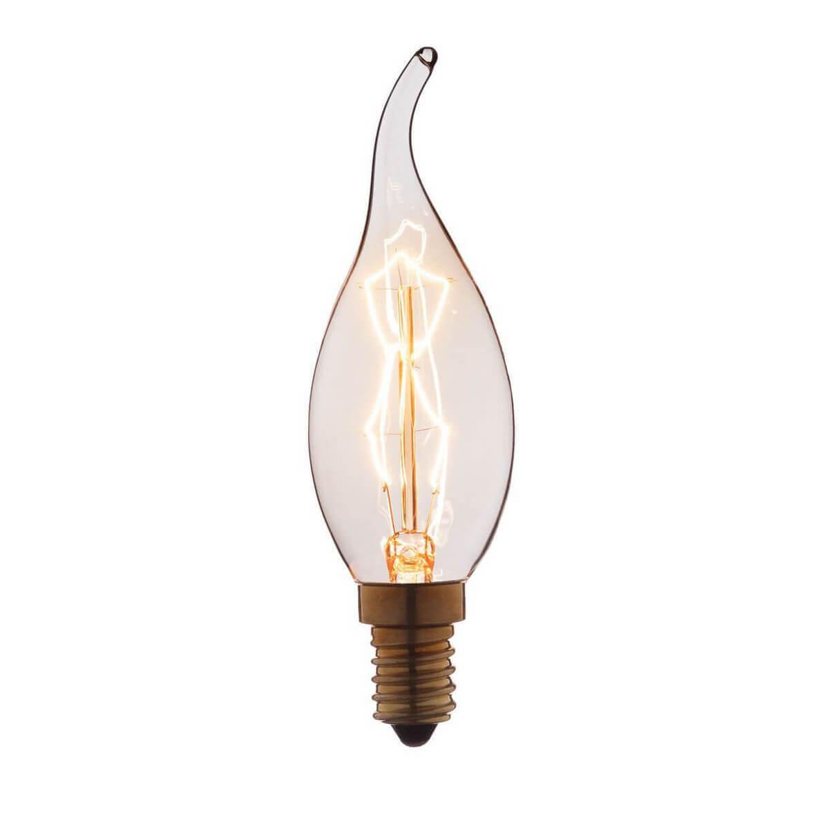 3540-TW Лампа накаливания E14 40W прозрачная Loft IT Edison Bulb
