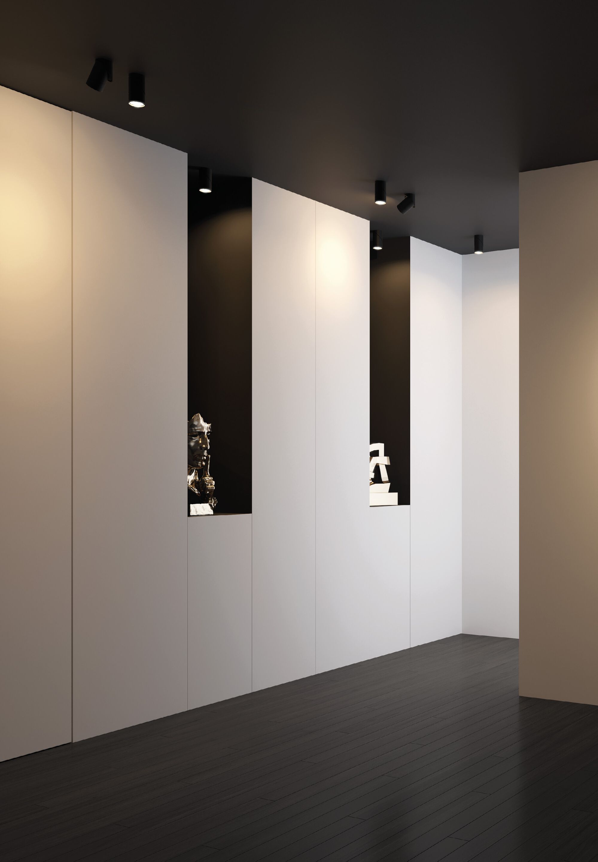 Регулируемый алюминиевый настенный и потолочный прожектор Letroh поверхность ARCH-00005108 - Вид №1