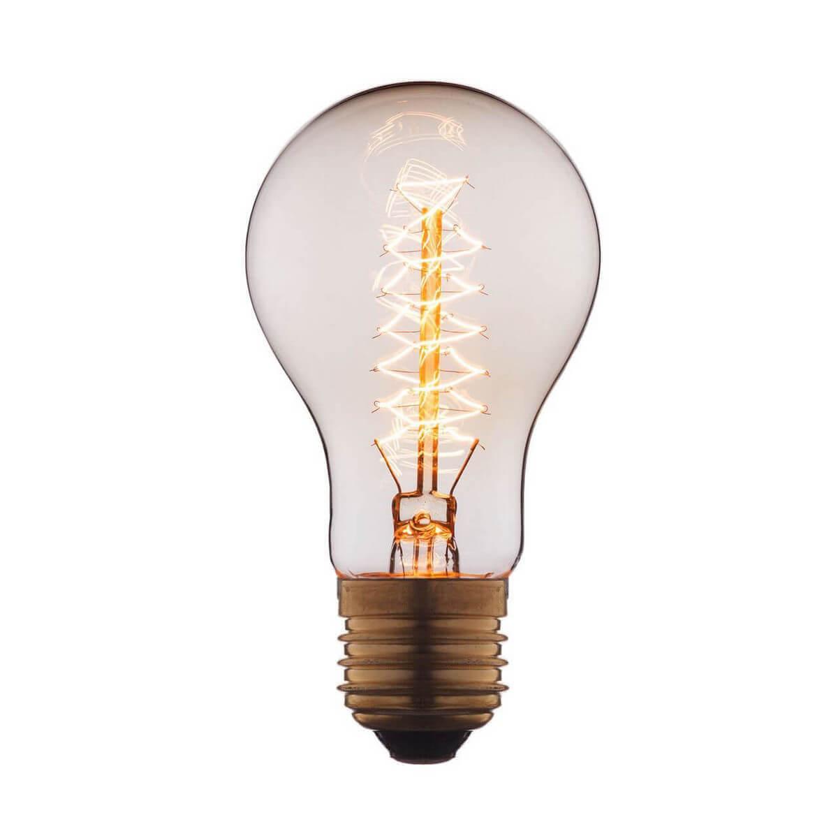 1003 Лампа накаливания E27 40W прозрачная Loft IT Edison Bulb